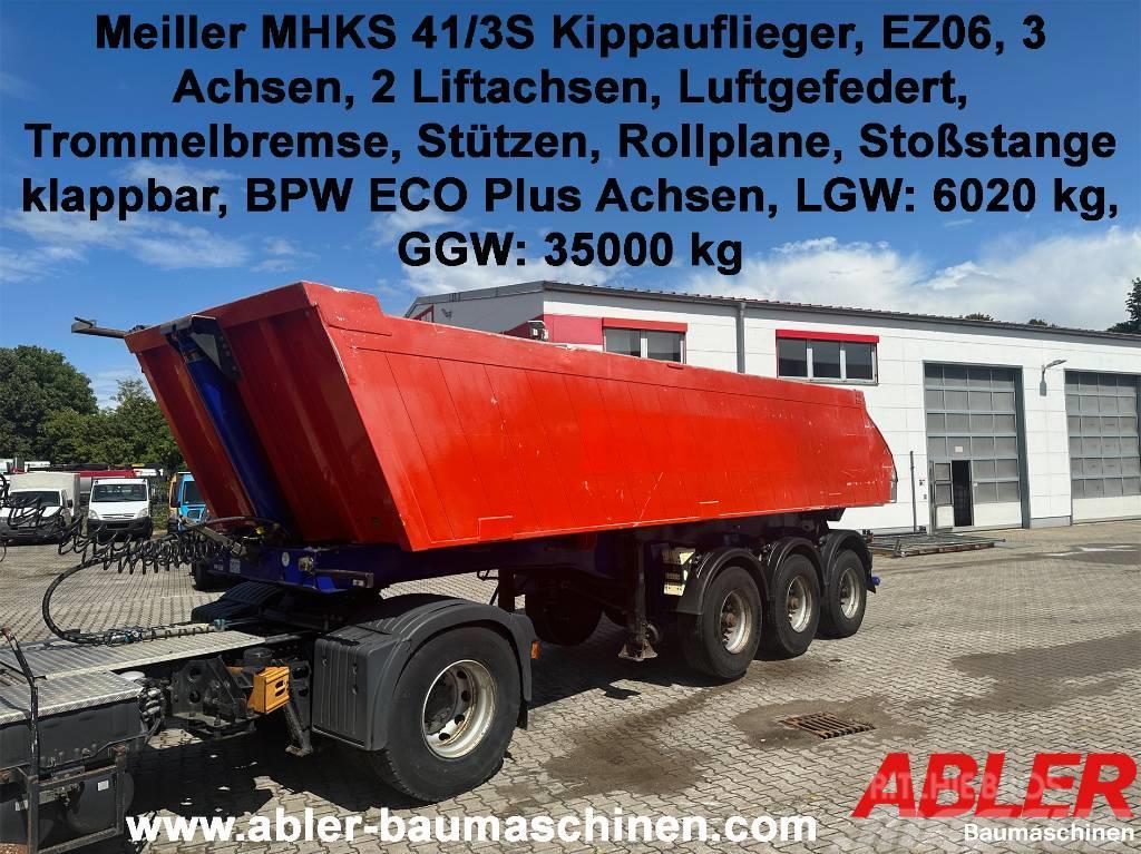 Meiller MHKS 41/3S 3-Achser BPW ECO PLUS 2 Liftachsen Konténeremelő félpótkocsik