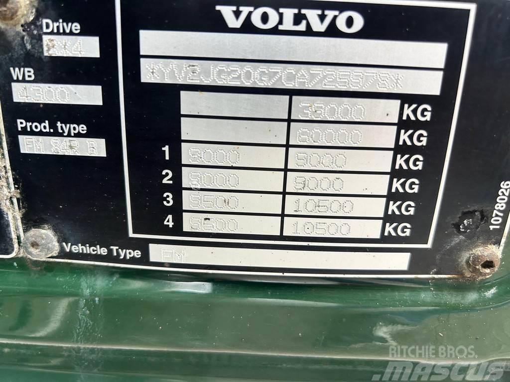Volvo FM460 8X4 EEV + PTO Fülkés alváz