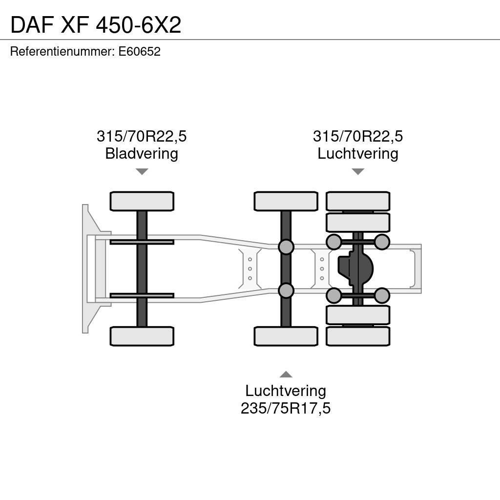 DAF XF 450-6X2 Nyergesvontatók