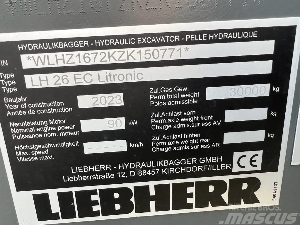 Liebherr LH26 EC Lánctalpas kotrók