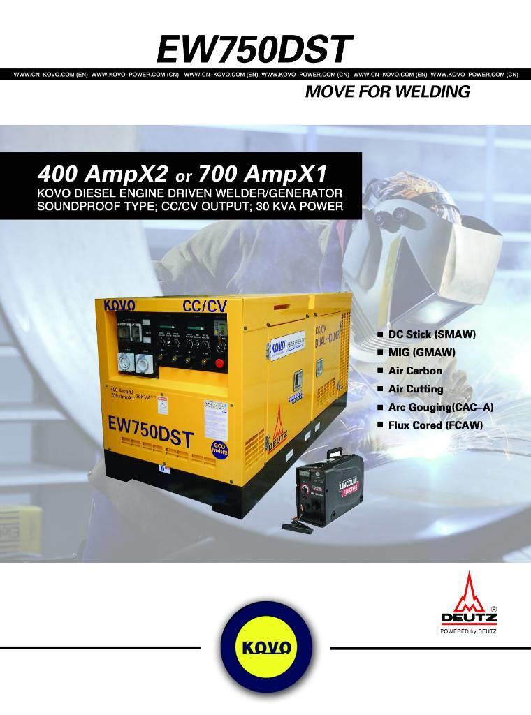 Deutz welder generator EW750DST Heggesztő berendezések