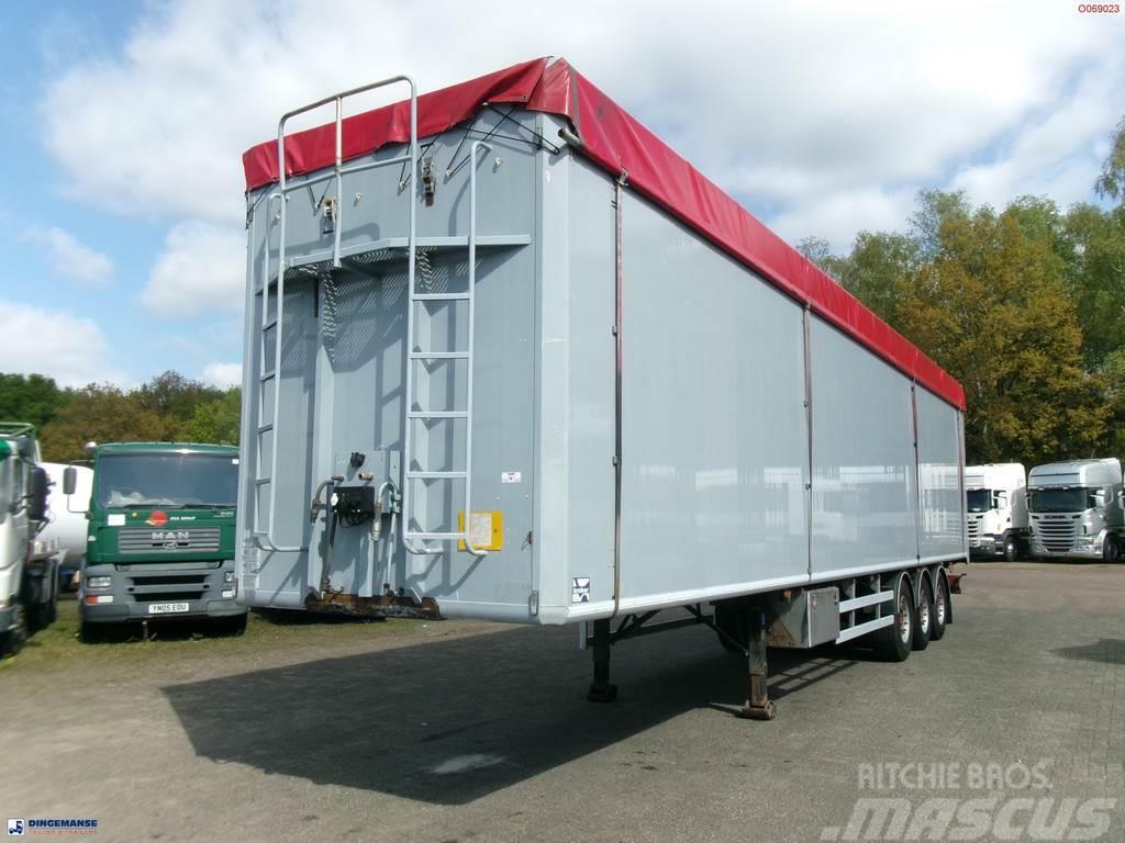 Kraker Walking floor trailer alu 90 m3 CF-200 Platós / Ponyvás félpótkocsik