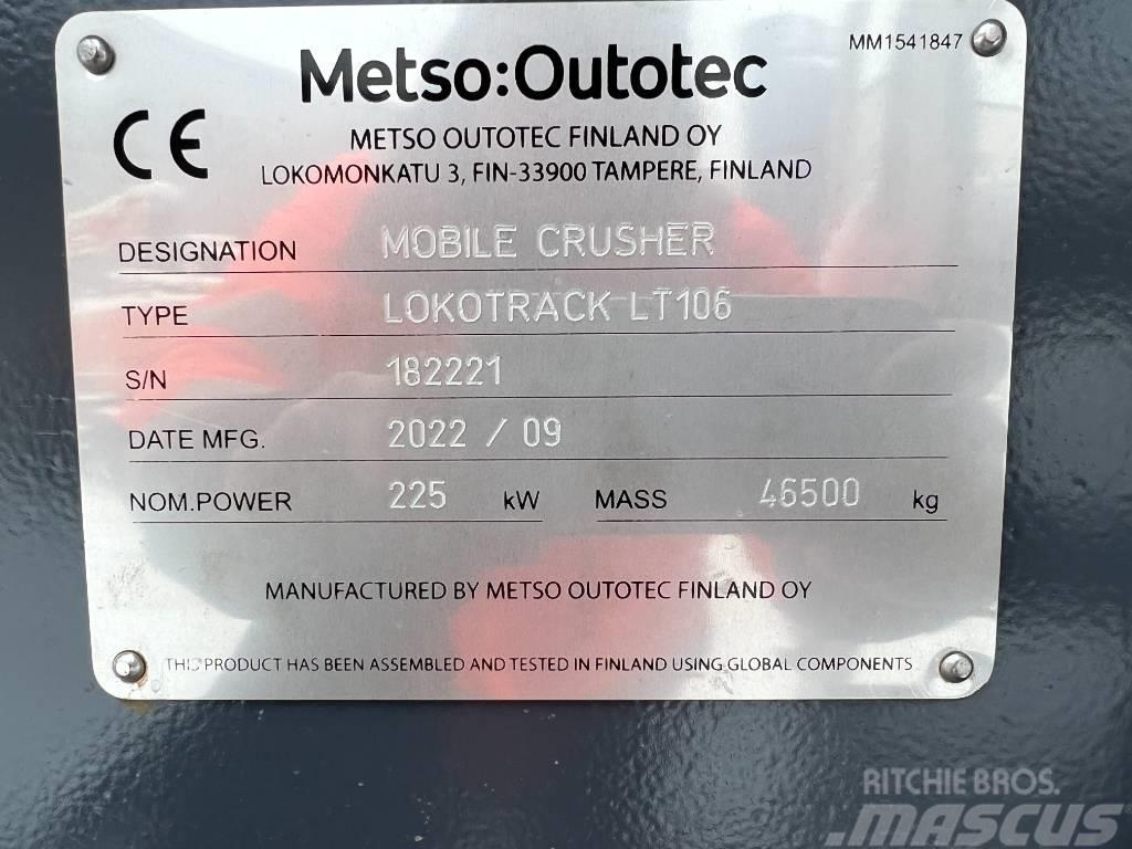 Metso LT106 Mobil törőgépek