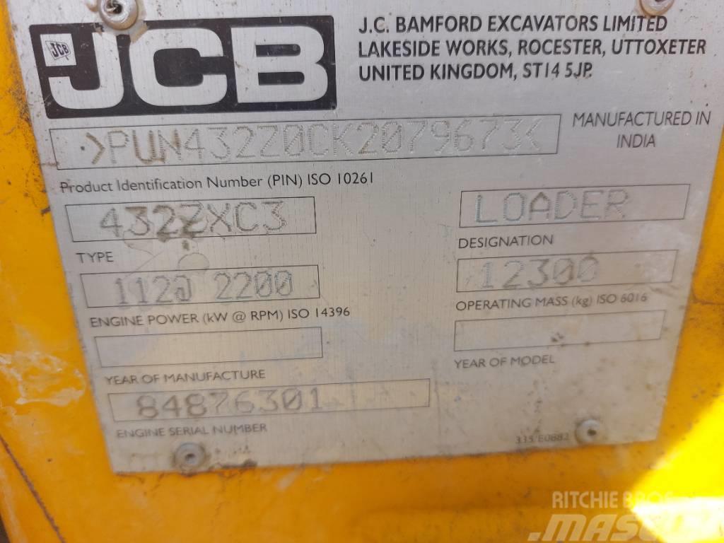 JCB 432 ZX Gumikerekes homlokrakodók