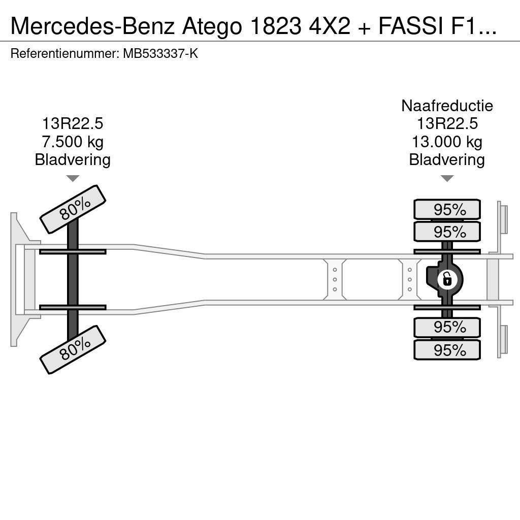 Mercedes-Benz Atego 1823 4X2 + FASSI F110A.21 + TIPPER - MANAUL Terepdaruk