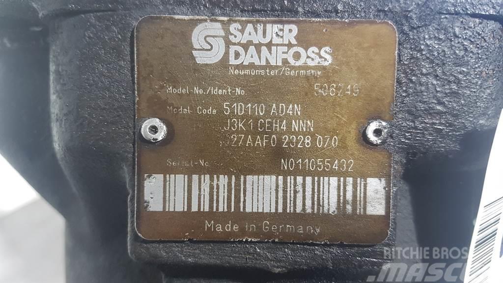 Sauer Danfoss 51D110AD4N-Drive motor/Fahrmotor/Rijmotor Hidraulika