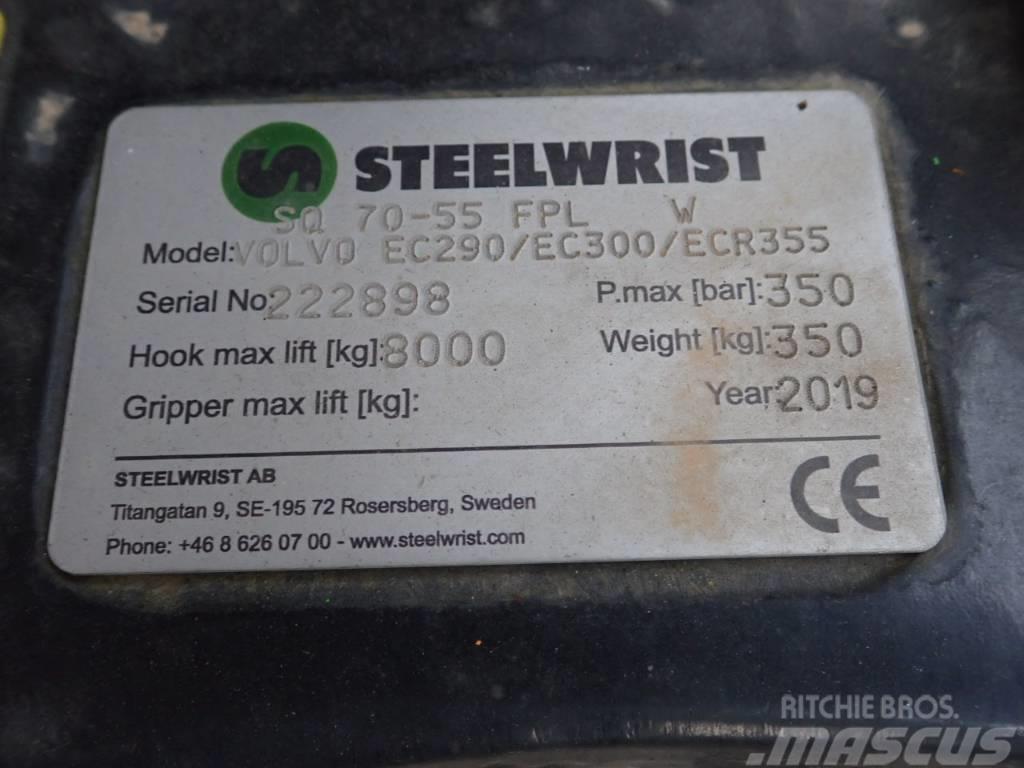 Steelwrist Vollhydr. SW SQ70 passend Volvo EC300 Gyors csatlakozók