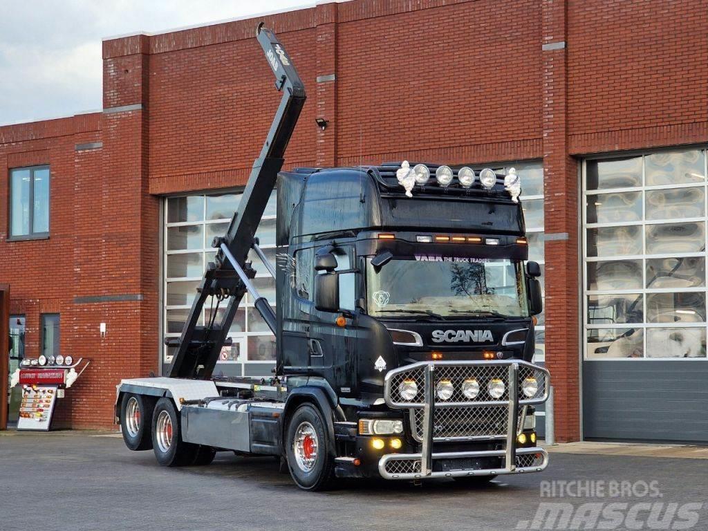 Scania R730 V8 Topline 6x2 - Hooklift 560CM - Custom in- Horgos rakodó teherautók
