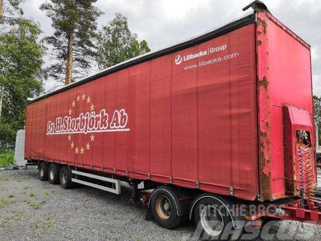  PWT Powerco trailers Puoliperävaunu Elhúzható ponyvás félpótkocsik