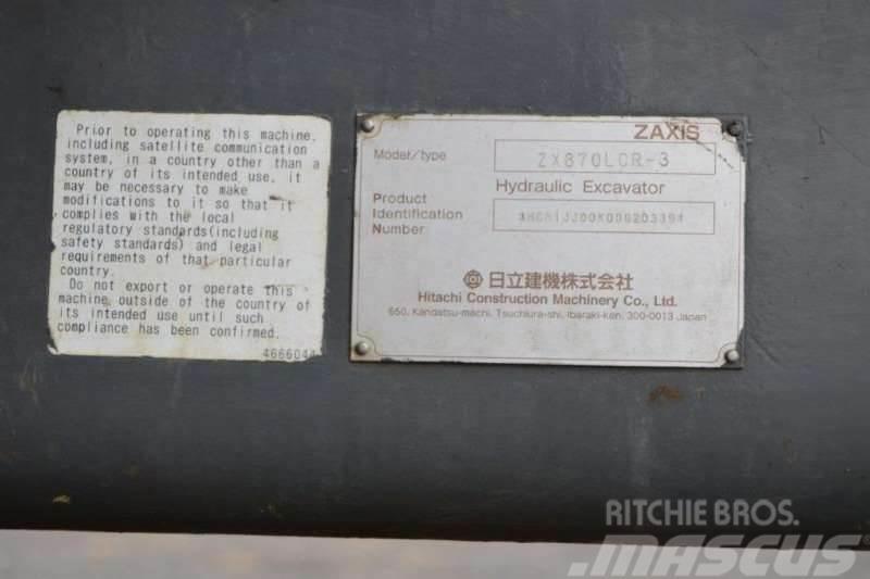 Hitachi ZX870 Mini kotrók < 7t