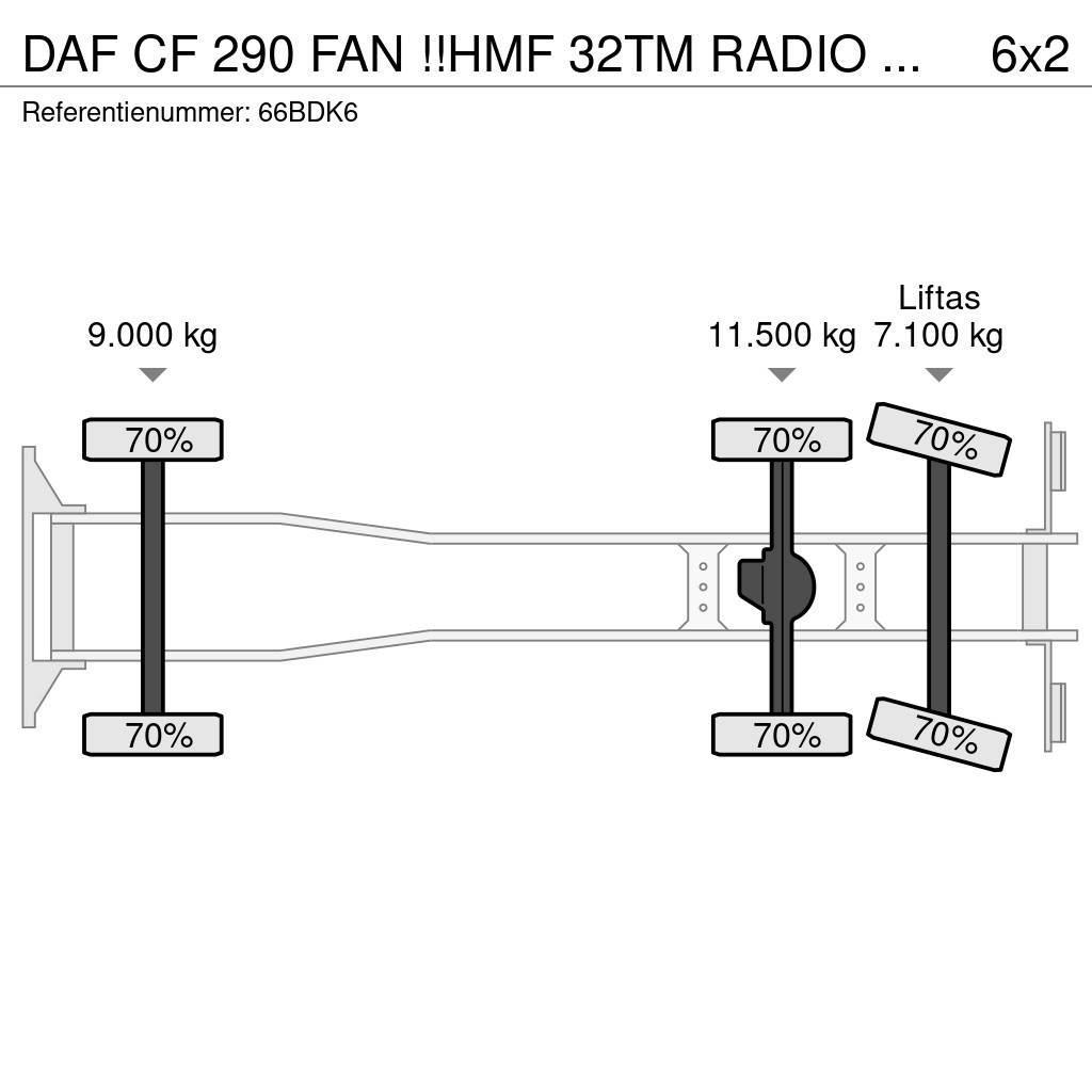 DAF CF 290 FAN !!HMF 32TM RADIO REMOTE!! FRONT STAMP!! Terepdaruk