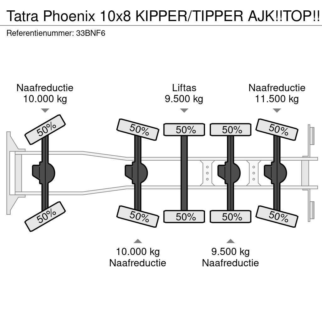 Tatra Phoenix 10x8 KIPPER/TIPPER AJK!!TOP!! Billenő teherautók