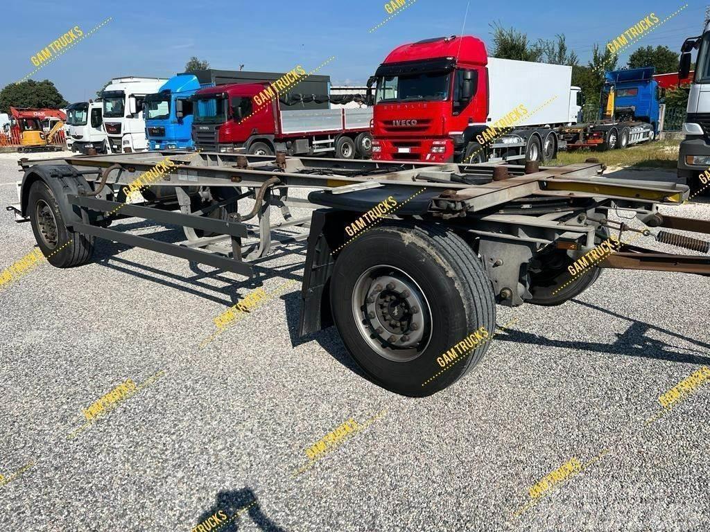 Schmitz Cargobull AFW18 Anhänger BDF-Fahrgestell Konténer keret / Konténeremelő pótkocsik