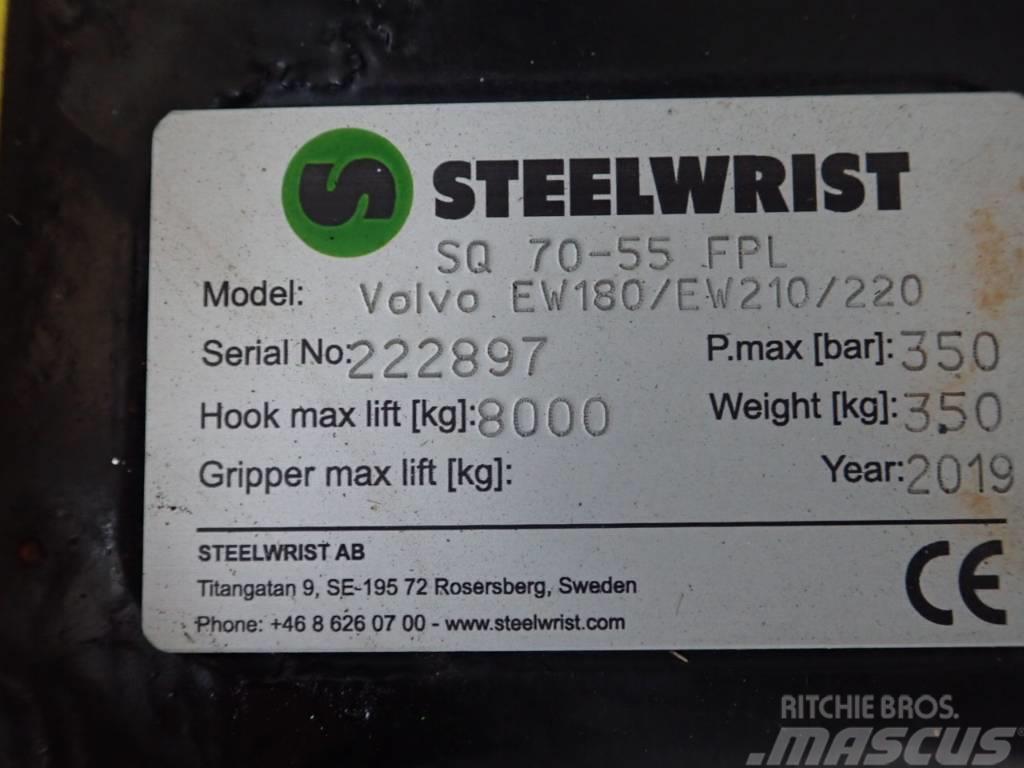Steelwrist Vollhyd. SW SQ70 FPL passend Volvo EW180 Gyors csatlakozók