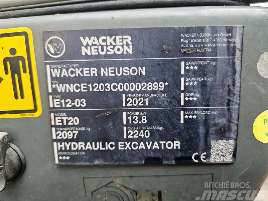 Wacker Neuson ET 20 Mini kotrók < 7t