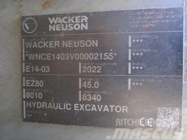 Wacker Neuson EZ 80 Közepes (midi) kotrók 7 t - 12 t