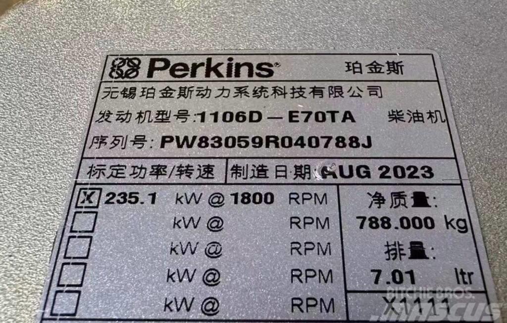 Perkins Series 6 Cylinder Diesel Engine 1106D-70ta Dízel áramfejlesztők