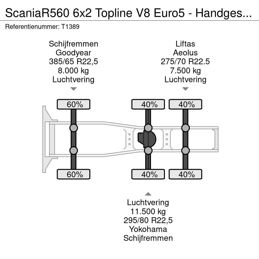 Scania R560 6x2 Topline V8 Euro5 - Handgeschakeld - Vollu Nyergesvontatók