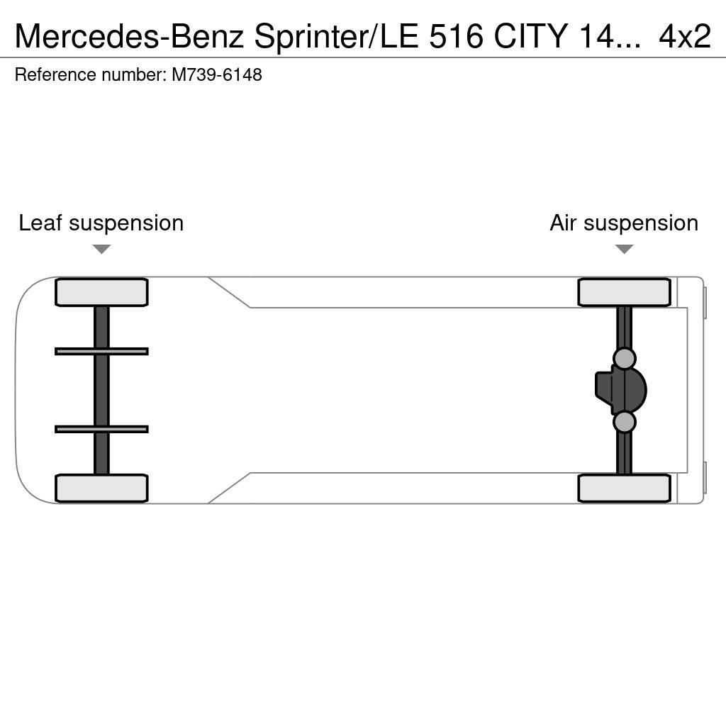 Mercedes-Benz Sprinter/LE 516 CITY 14 PCS AVAILABLE / PASSANGERS Városi buszok