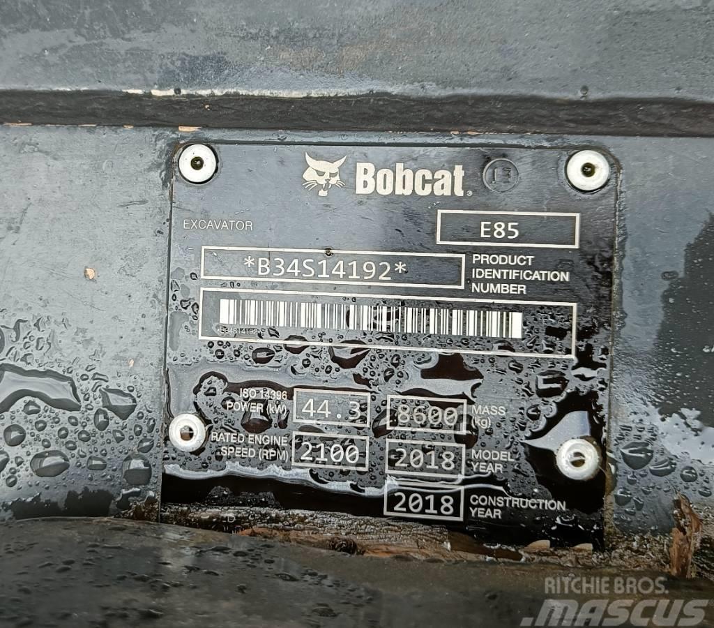 Bobcat E 85 / 8600kg / Közepes (midi) kotrók 7 t - 12 t