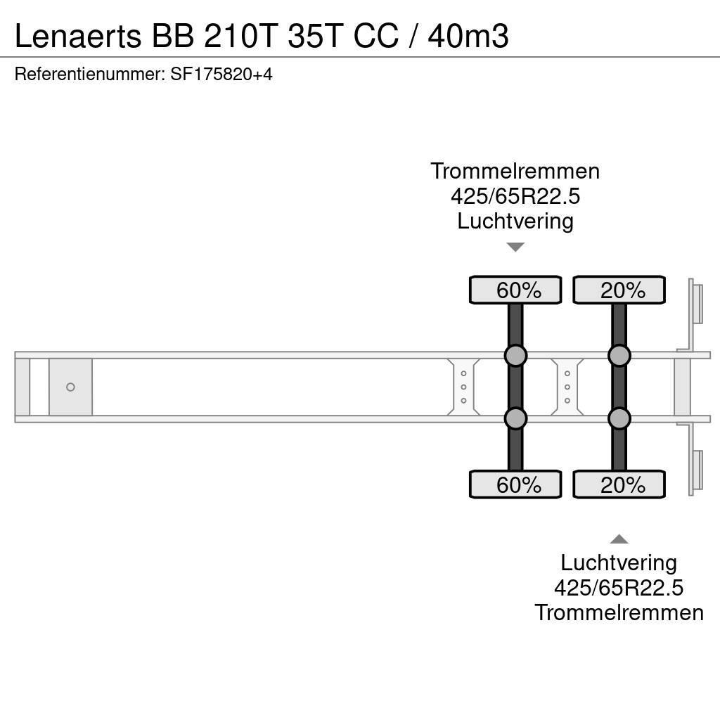 Lenaerts BB 210T 35T CC /  40m3 Billenő félpótkocsik