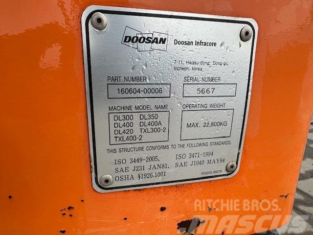 Doosan DL 300 KABINA Vezetőfülke és belső tartozékok