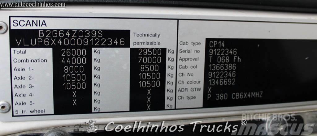 Scania P 380 + PK 15500 Billenő teherautók