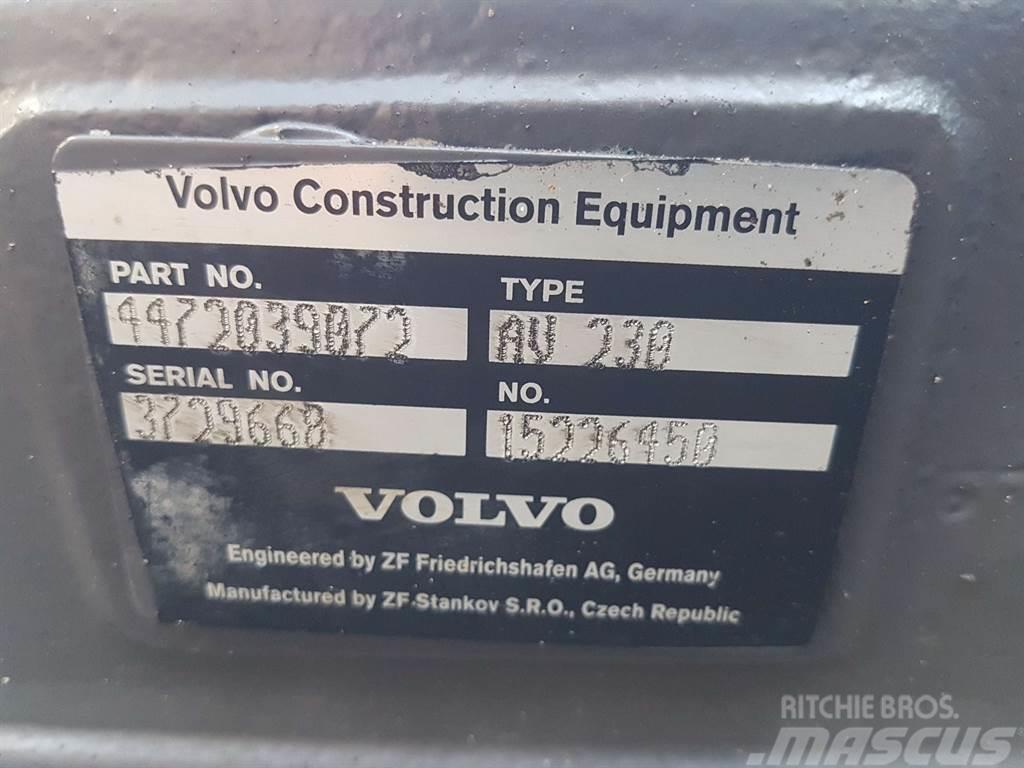 Volvo L30G-VOE15226450-ZF AV-230-Axle/Achse/As Tengelyek