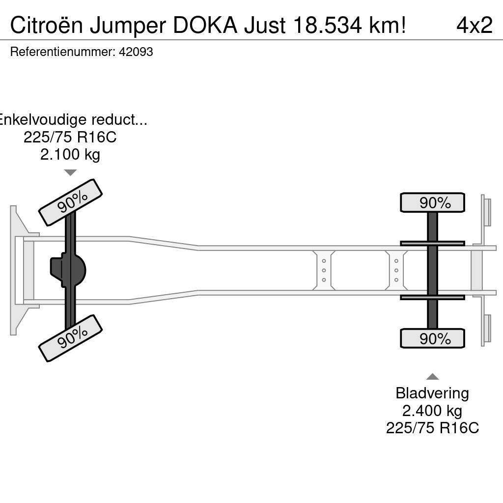 Citroën Jumper DOKA Just 18.534 km! Platós / Ponyvás teherautók