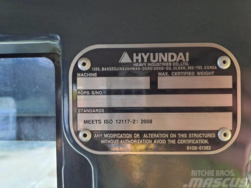Hyundai HX140W Gumikerekes kotrók