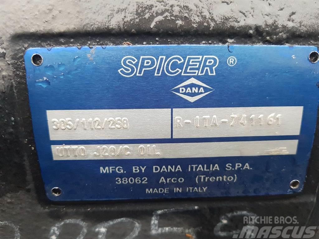 Fantuzzi SF60-EF1200-Spicer Dana 305/112/258-Axle/Achse/As Tengelyek