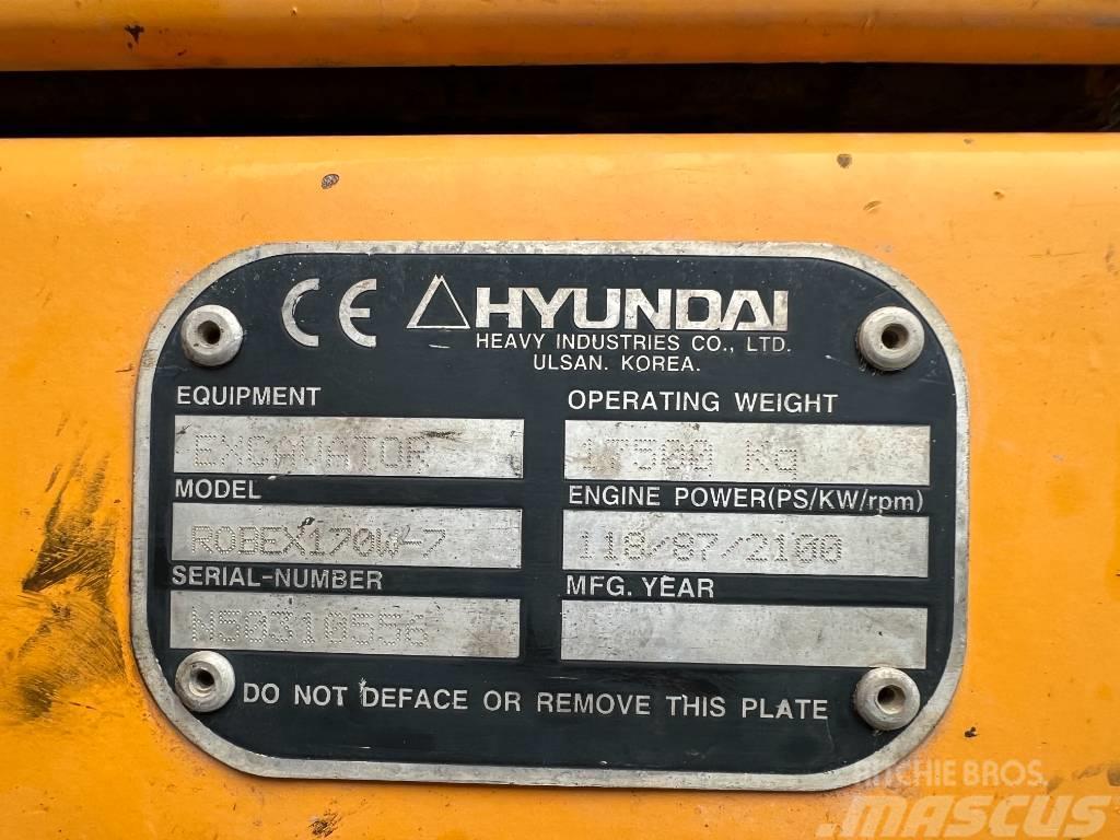 Hyundai R 170W-7 Gumikerekes kotrók