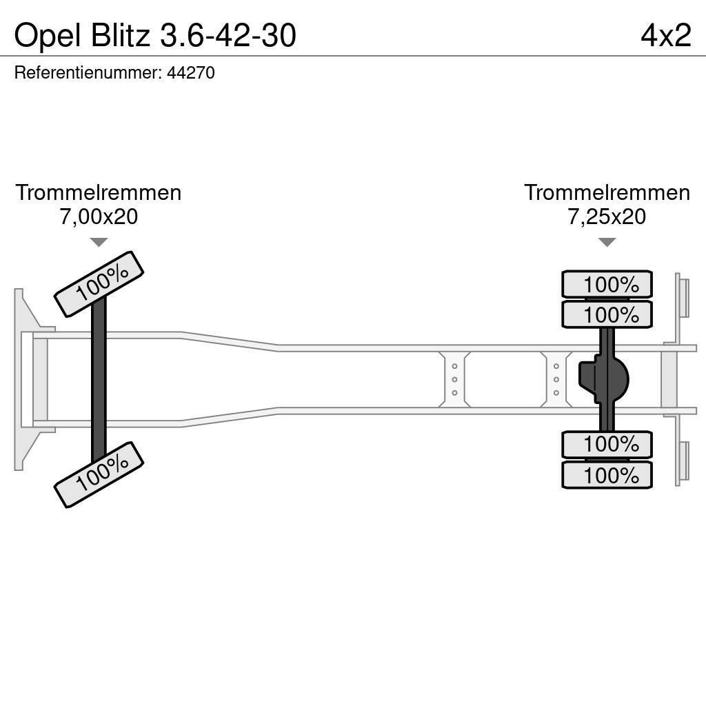 Opel Blitz 3.6-42-30 Platós / Ponyvás teherautók