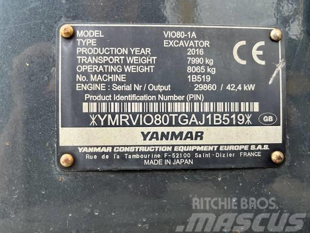 Yanmar Vio80 Közepes (midi) kotrók 7 t - 12 t