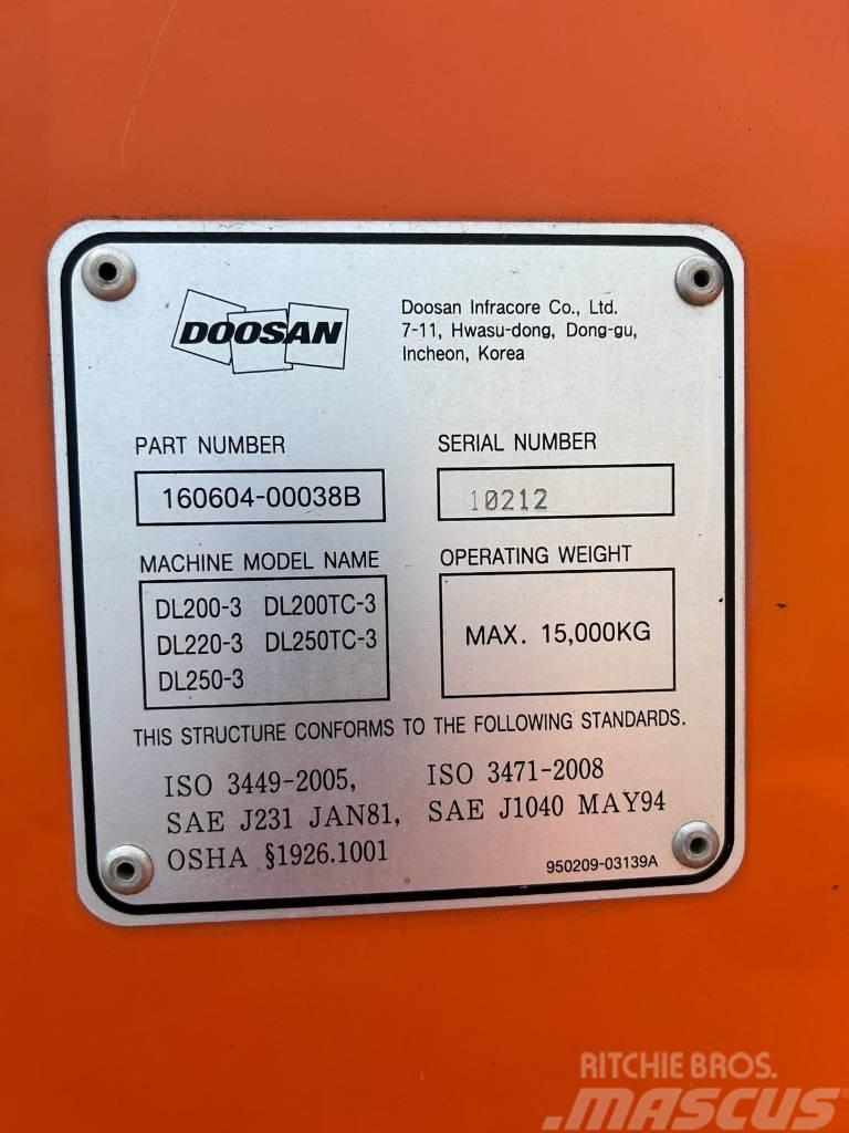 Doosan DL200-3 Gumikerekes homlokrakodók