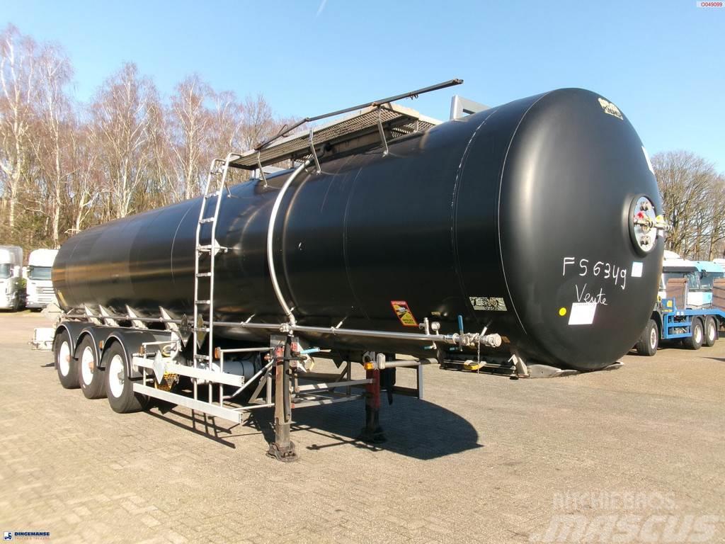 Magyar Bitumen tank inox 32 m3 / 1 comp + ADR Tartályos félpótkocsik