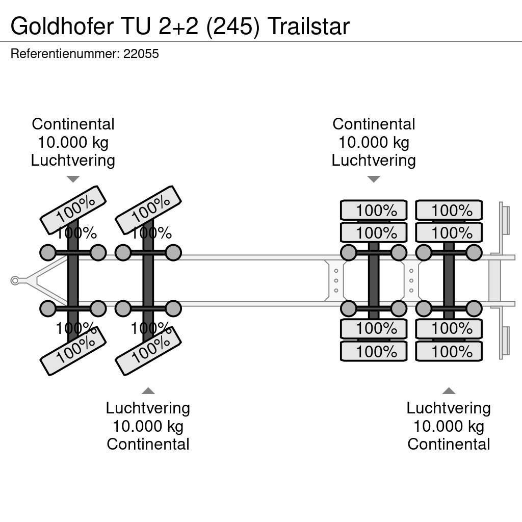 Goldhofer TU 2+2 (245) Trailstar Mélybölcsős