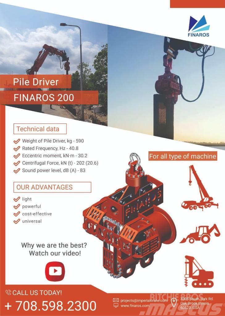  Finaros FR200 Hidraulikus cölöpverők