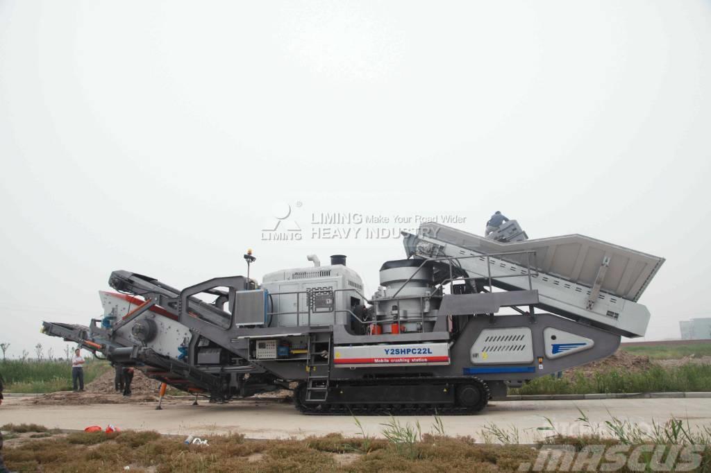 Liming Y3S2160 Mobile hydraulic Cone Crusher with Screen Mobil törőgépek