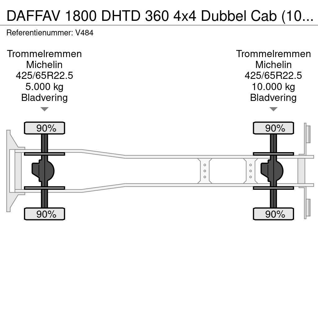 DAF FAV 1800 DHTD 360 4x4 Dubbel Cab (10 pers) Ziegler Tűzoltó