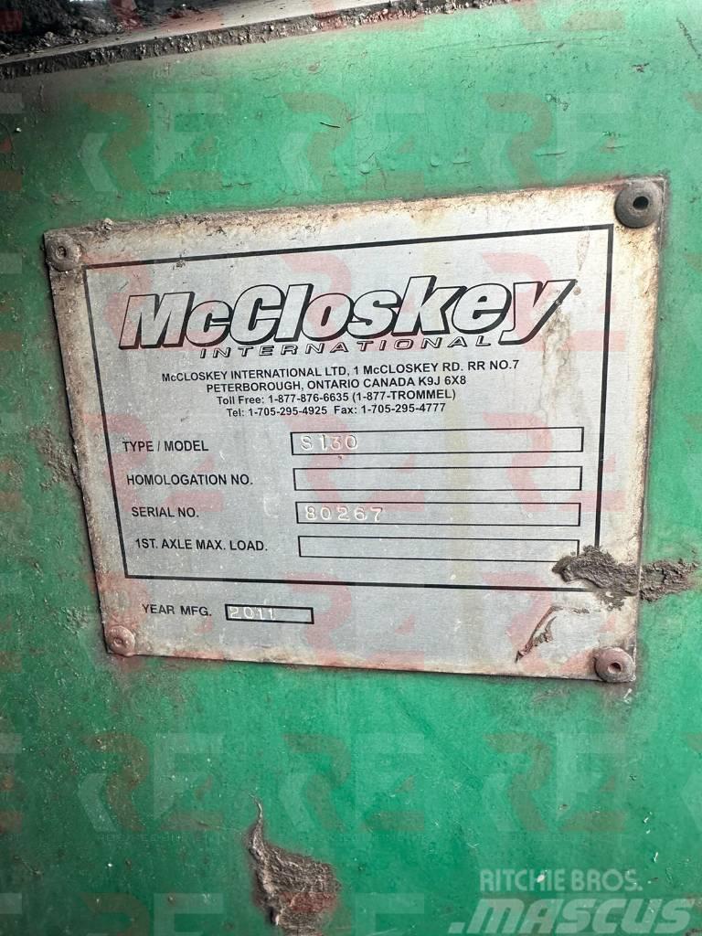 McCloskey S130 Mobil szűrők