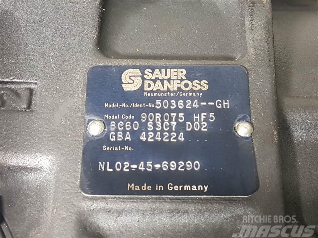 Sauer Danfoss 90R075HF5BC60 - 503624-GH - Drive pump/Fahrpumpe Hidraulika