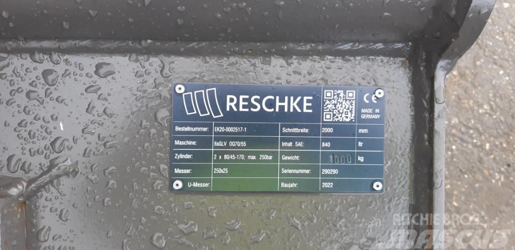 Reschke Grabenräumlöffel OQ70/55-2000mm A#5842 Kotrók