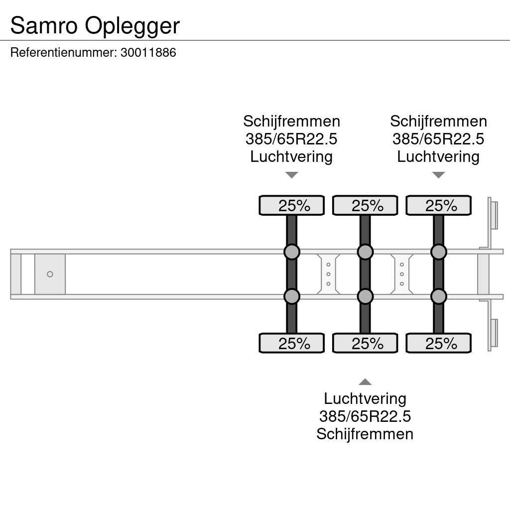 Samro Oplegger Elhúzható ponyvás félpótkocsik