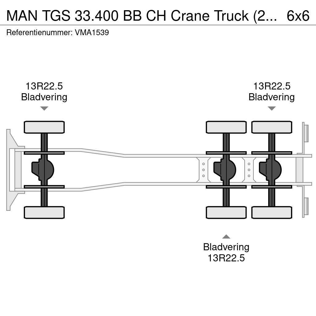 MAN TGS 33.400 BB CH Crane Truck (2 units) Terepdaruk