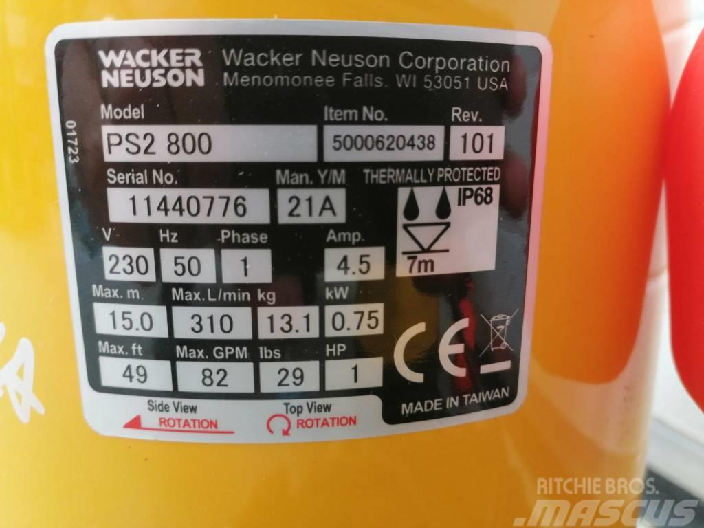 Wacker Neuson PS2800 Vízpumpák
