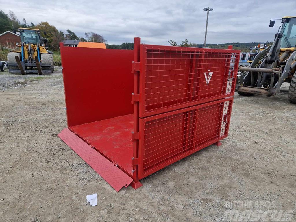  Vaaras - Container Öppningsbar stora bm Gumikerekes homlokrakodók