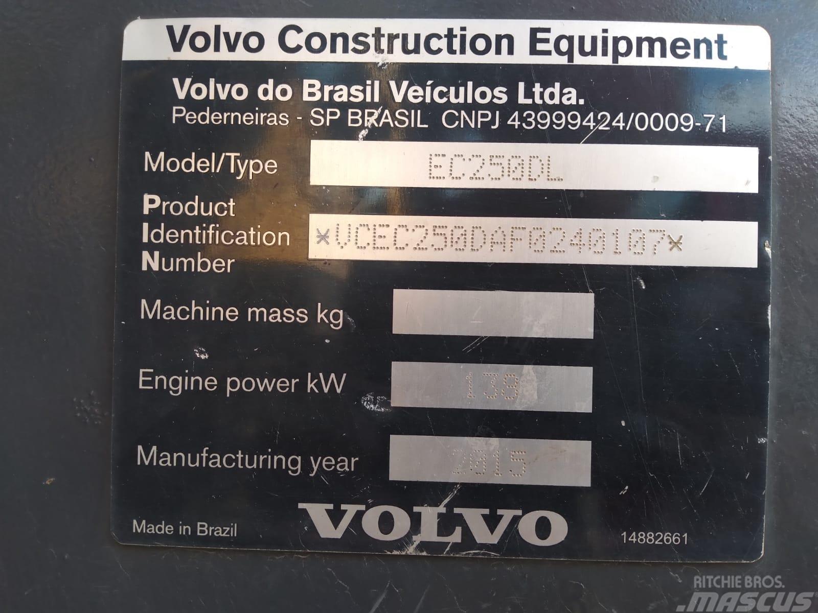 Volvo EC 250 D L Lánctalpas kotrók