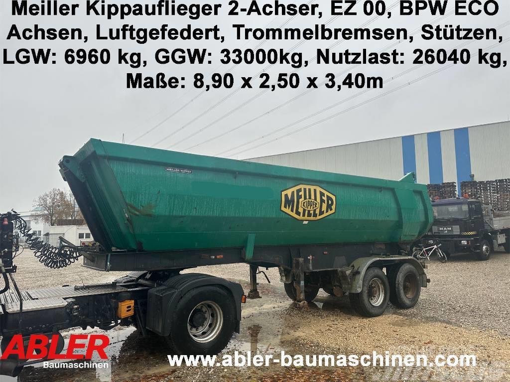 Meiller 2-Achser Kippauflieger BPW ECO Luftgefedert Konténeremelő félpótkocsik