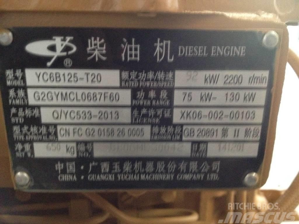 Yuchai YC6B125-T20 Motorok